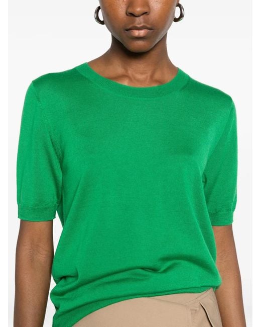P.A.R.O.S.H. Green Round-Neck T-Shirt