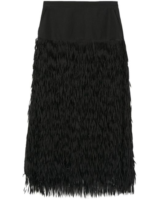 Munthe Black Meharm Midi Skirt