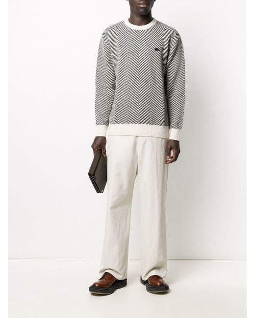 Lacoste Wool Herringbone Jumper in 