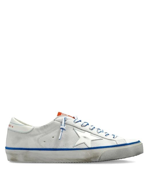 Golden Goose Deluxe Brand White Baskets Super Star for men
