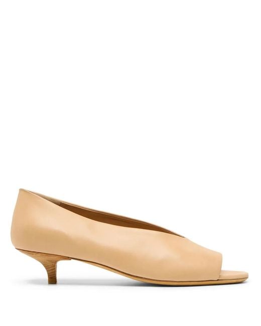 Marsèll Natural Fiuto Leather Pumps