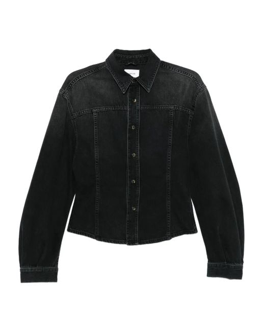 Chaqueta vaquera con cierre de botón Haikure de color Black
