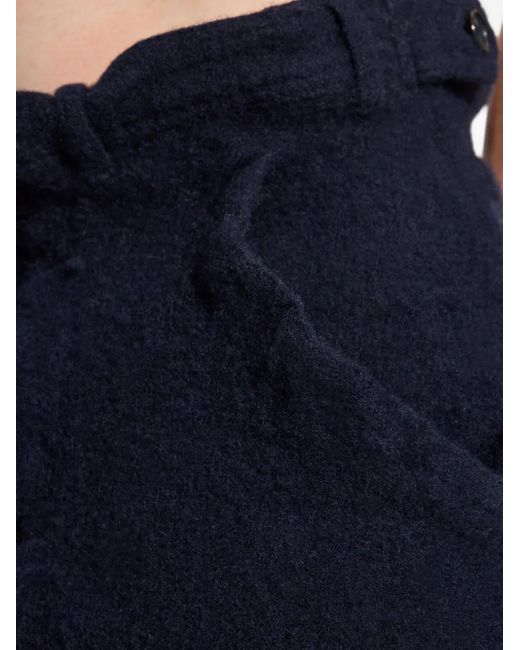 Comme des Garçons Blue Two-Tone Trousers for men