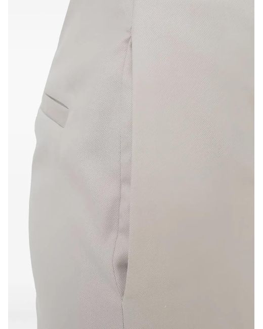 Fabiana Filippi Gray Cropped Trousers