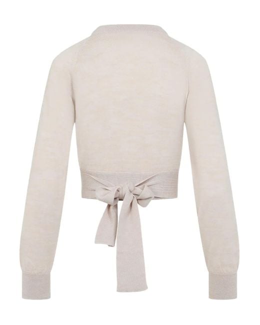 Simone Rocha White Cut-Out Top