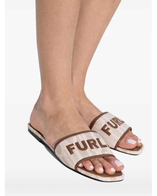 Furla White Logo Sliders