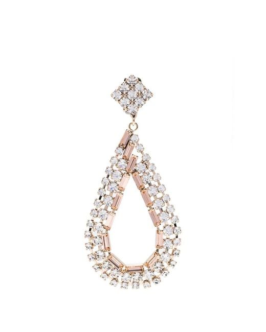 Rosantica Metallic Boucles D'Oreilles Serties De Cristaux