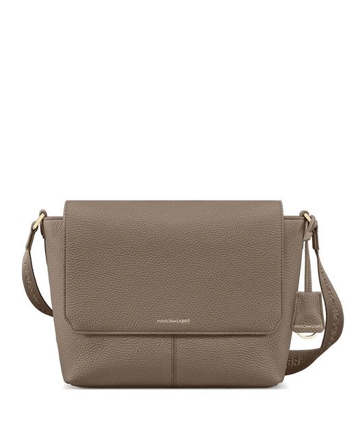 Maison De Sabre Brown Medium Flaire Messenger Bag
