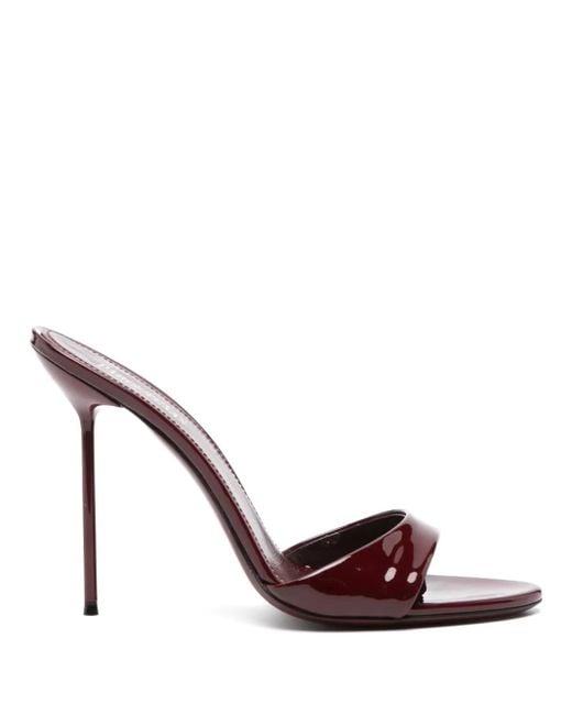 Paris Texas Pink Lidia Patent-Finish Sandals