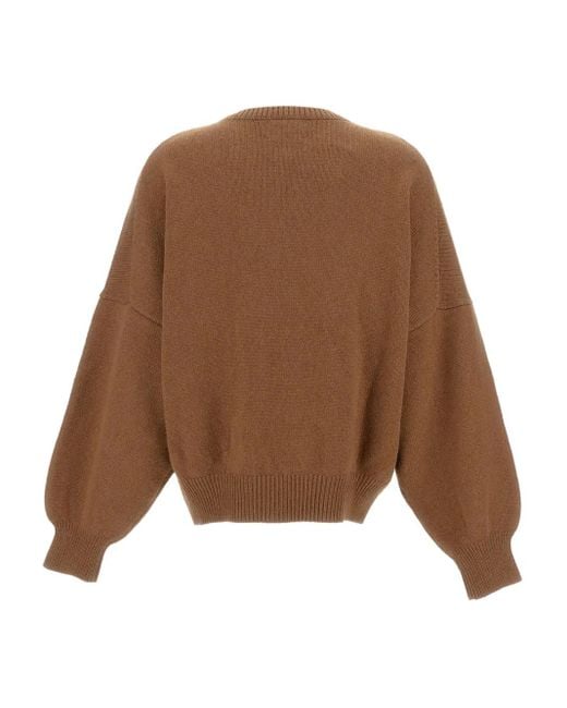 Khaite Brown Wolfe Sweater
