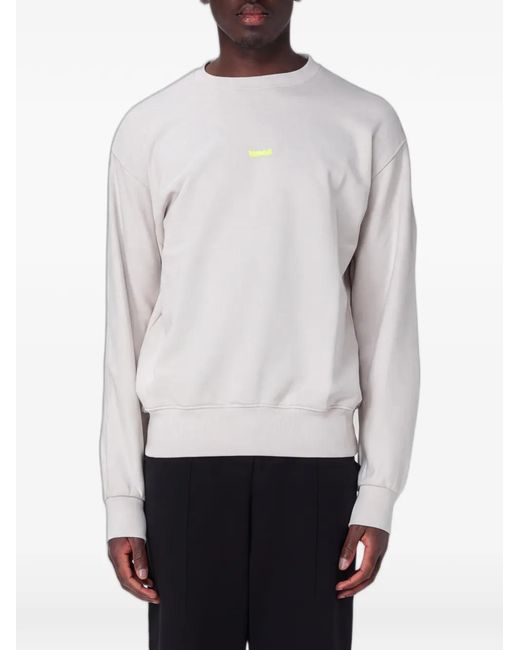 Felpa Con Spalle Basse E Logo di DISCLAIMER in Gray da Uomo