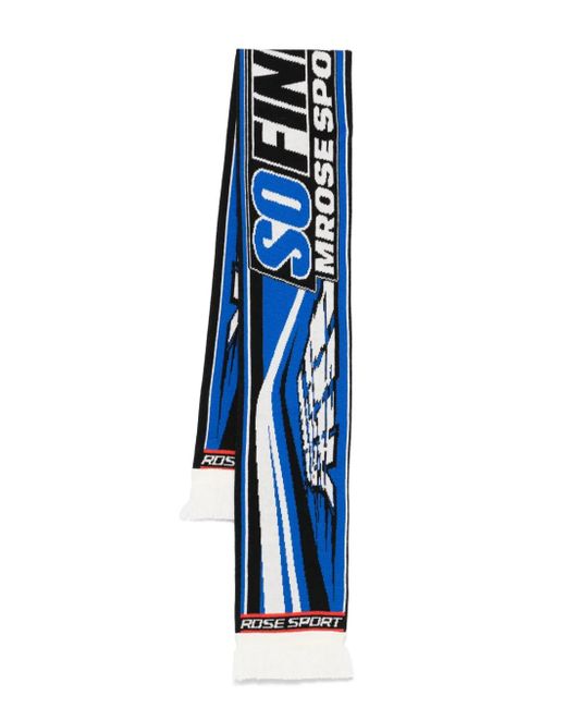 【MARTINE ROSE】BLUE MOTOCROSS SCARF Martine Rose Motocross Scarf in Blue | Lyst Australia