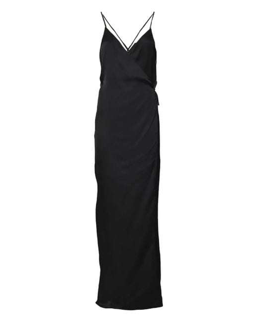 Nineminutes Black V-Neck Slip Dress