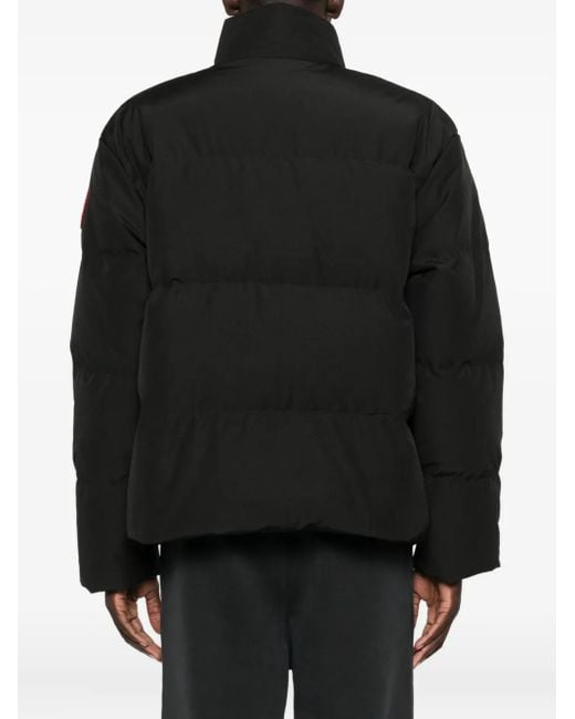 Parka Bayview acolchada Canada Goose de hombre de color Black