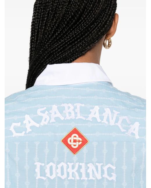 Casablanca Blue Laurel Shirt