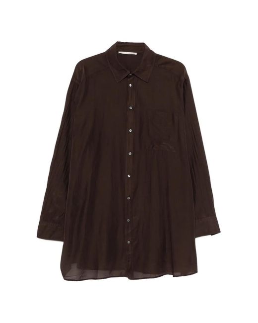 Humanoid Brown Chest-Pocket Shirt