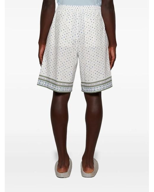 Givenchy Gray Cotton Tailored Shorts for men