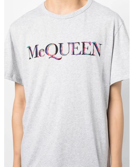 McQueen Gray T-Shirt for men