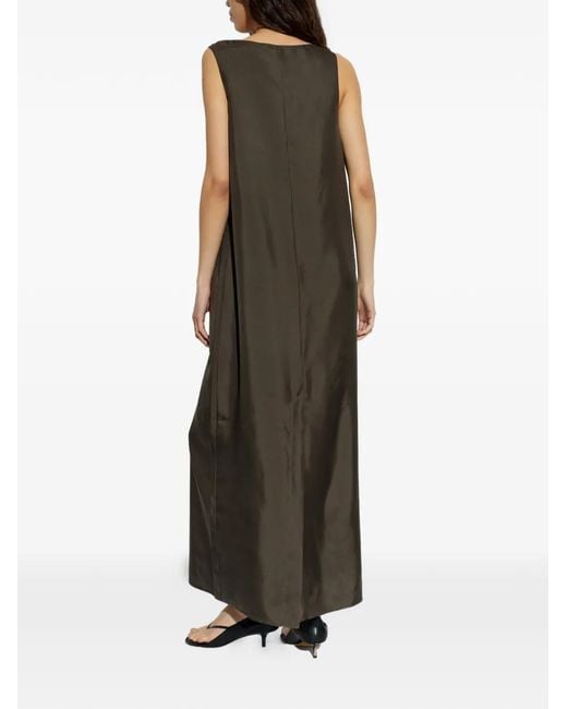 Rohe Scoop-Neck Maxi Dress in Green | Lyst UK