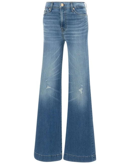 7 For All Mankind Blue Modern Dojo Jeans
