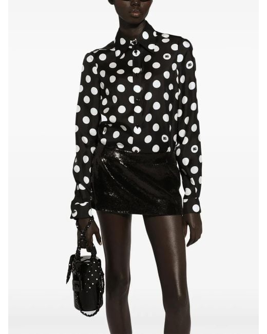 Dolce & Gabbana Black Mini Skirt