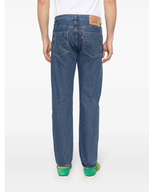 Levi's Straight Jeans in het Blue voor heren