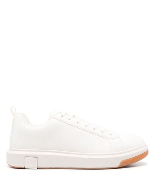 Armani Exchange Sneakers mit Logo-Prägung in White für Herren