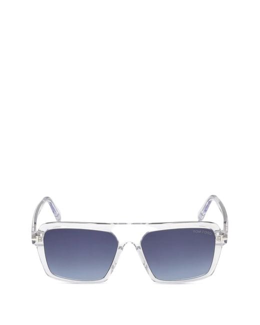 Tom Ford Eckige Vincent Brille in Blue für Herren