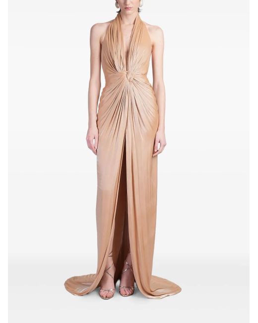 Costarellos Natural Colette Dress