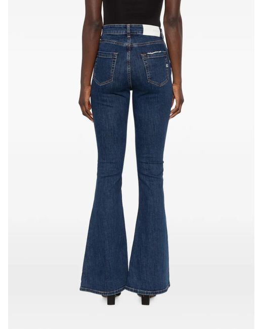ViCOLO Blue Gisele Flare-Leg Jeans