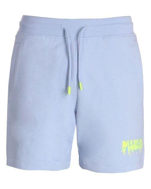 HUGO Blue Dapalmi Cotton Shorts for men