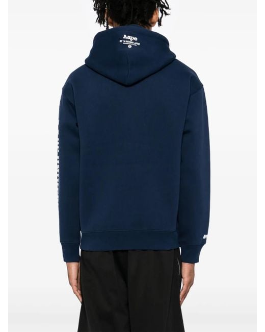 Aape By A Bathing Ape Kapuzenjacke Mit Logo in Blue für Herren