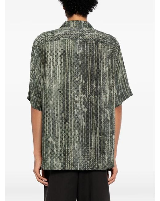 Ziggy Chen Gray Printed Shirt for men