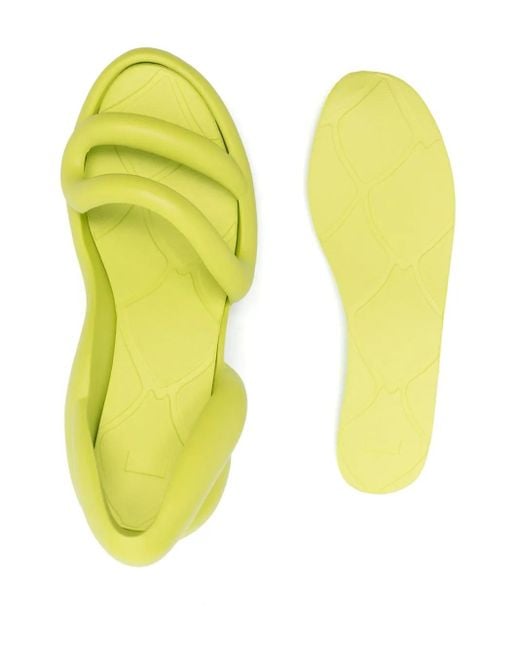 Camper Yellow 80Mm Kobarah Slingback Sandals