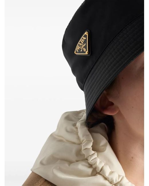 Prada Black Re-Nylon Bucket Hat