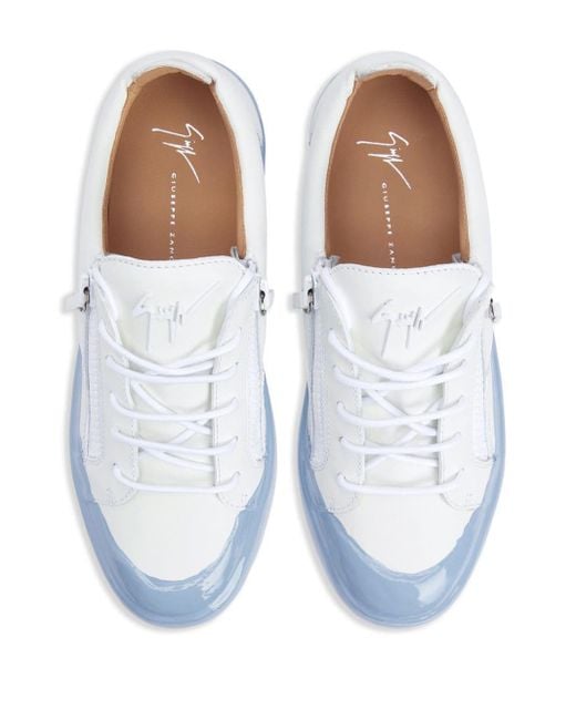 Giuseppe Zanotti White Frankie Match Two-tone Sneakers for men