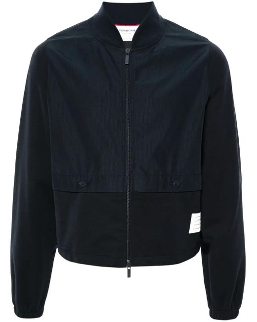 メンズ Thom Browne レイヤード ボンバージャケット Blue