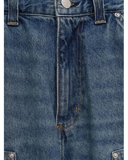 Carhartt Blue Cotton Cotton Shorts for men