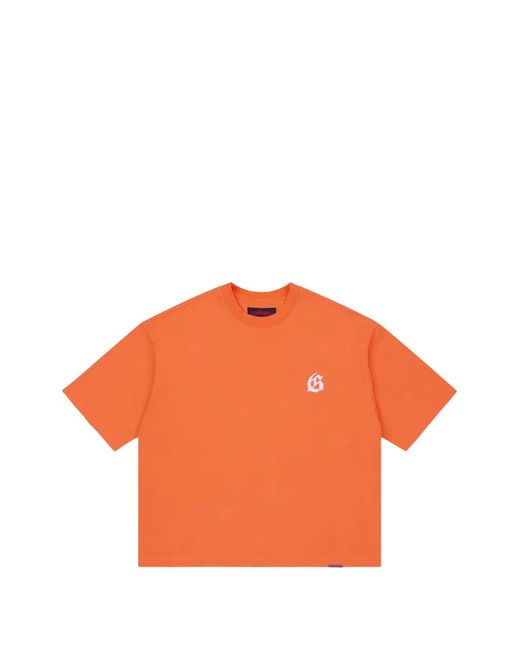 Godspeed Orange Logo-Print T-Shirt for men