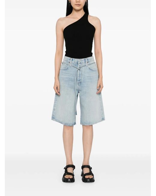 Agolde Blue Shorts
