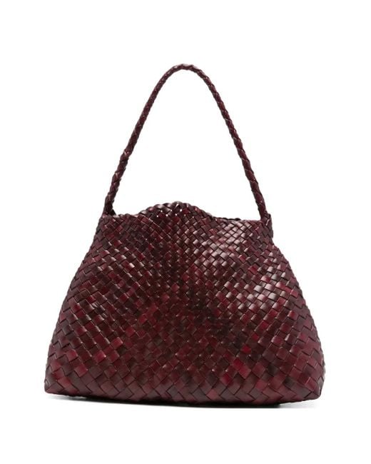 Bolso shopper tejido Dragon Diffusion de color Purple