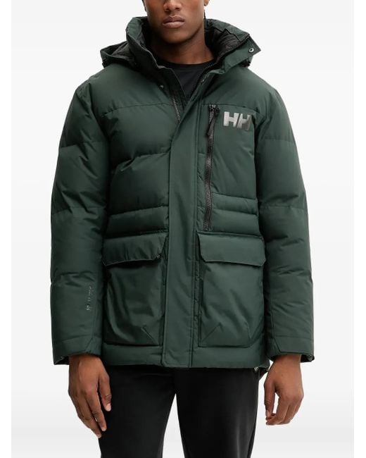 Helly Hansen Green Tromsoe Hooded Jacket for men