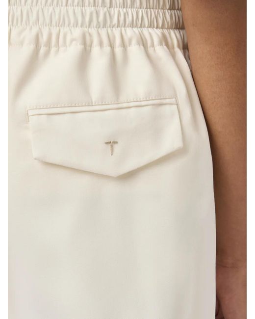 Tod's White Elasticated Shorts