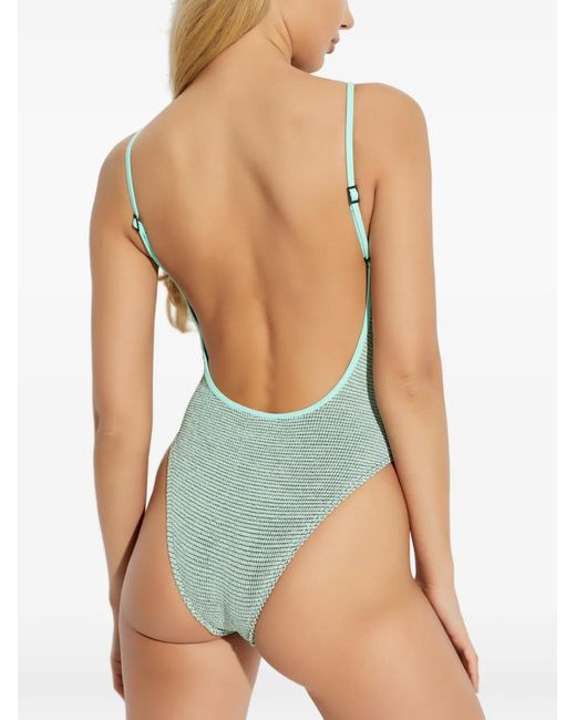 Bondeye Blue Badeanzug Mit Ringriemen