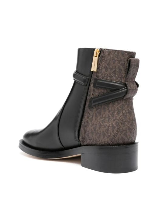MICHAEL Michael Kors Black Hamilton Flat Bootie