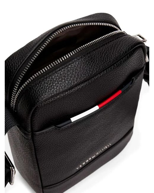 Tommy Hilfiger Messengertas Met Rits in het Black voor heren