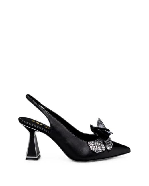 Kat Maconie Black Escarpins Ornés De Cristaux À Bride Arrière