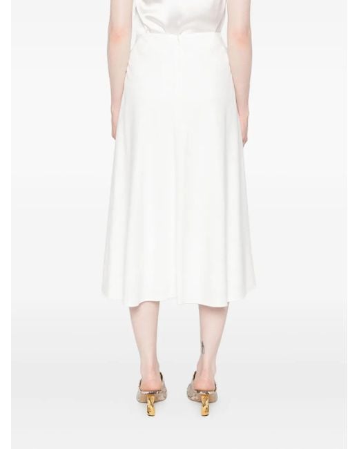 Vince White A-Line Skirt