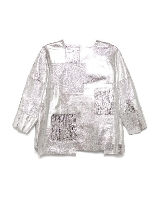 Junya Watanabe White Panelled Jacket
