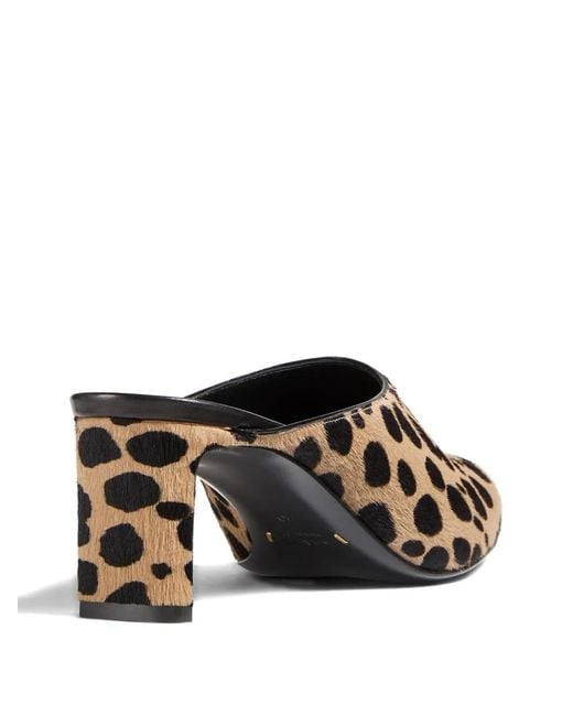 Khaite Natural 100Mm Colt Spotted Heeled Mules